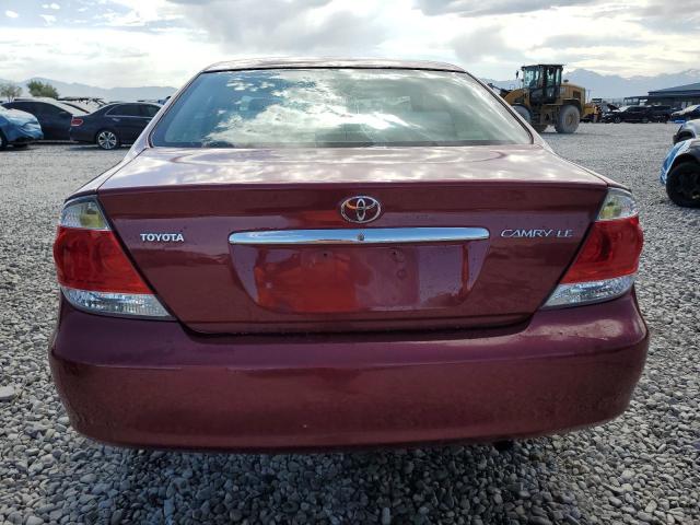 4T1BE32K45U098567 - 2005 TOYOTA CAMRY LE BURGUNDY photo 6