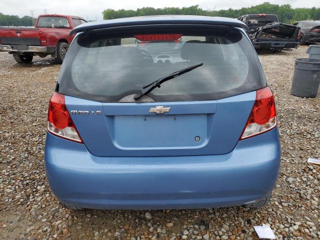 KL1TD66676B598351 - 2006 CHEVROLET AVEO BASE Mavi foto 6