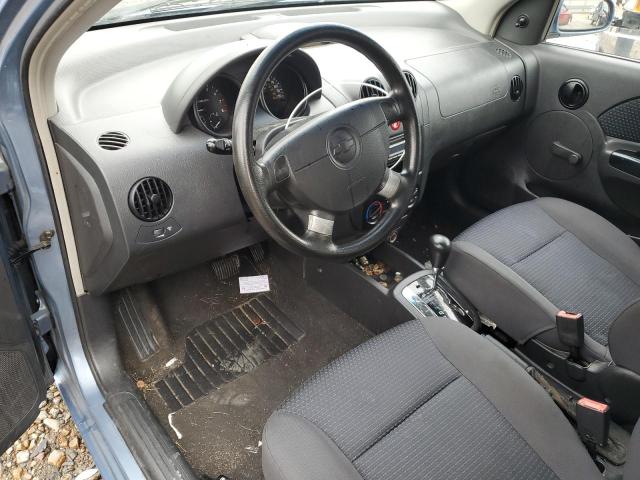 KL1TD66676B598351 - 2006 CHEVROLET AVEO BASE Mavi foto 8