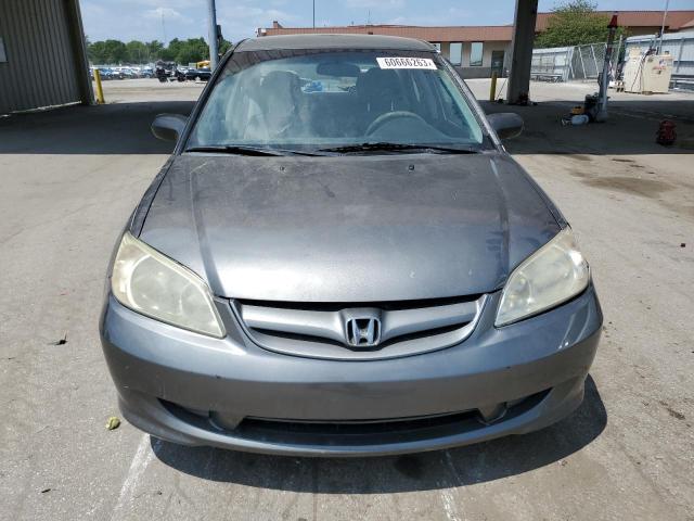 1HGES163X5L003535 - 2005 HONDA CIVIC DX VP SILVER photo 5