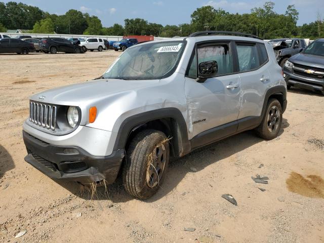 ZACCJAAT1GPC88334 - 2016 JEEP RENEGADE SPORT SILVER photo 1