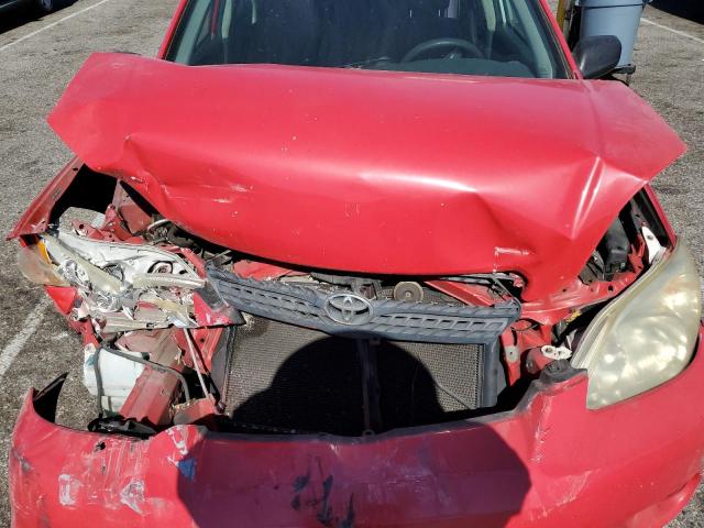 2T1KR32E35C425704 - 2005 TOYOTA COROLLA MA XR RED photo 11