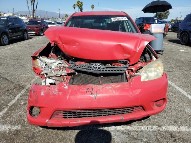 2T1KR32E35C425704 - 2005 TOYOTA COROLLA MA XR RED photo 5
