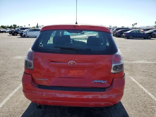 2T1KR32E35C425704 - 2005 TOYOTA COROLLA MA XR RED photo 6