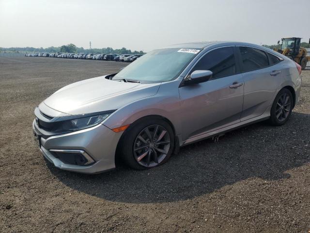 19XFC1F74ME206639 - 2021 HONDA CIVIC EXL SILVER photo 1