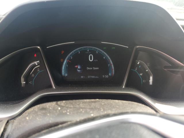 19XFC1F74ME206639 - 2021 HONDA CIVIC EXL SILVER photo 9