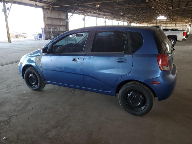 KL1TD66617B739108 - 2007 CHEVROLET AVEO BASE BLUE photo 2