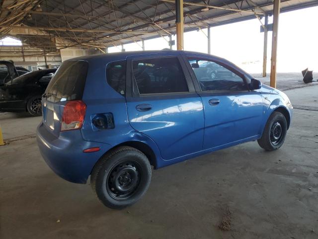 KL1TD66617B739108 - 2007 CHEVROLET AVEO BASE BLUE photo 3