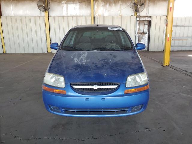 KL1TD66617B739108 - 2007 CHEVROLET AVEO BASE BLUE photo 5