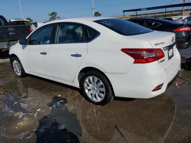 3N1AB7AP3KY304275 - 2019 NISSAN SENTRA S WHITE photo 2