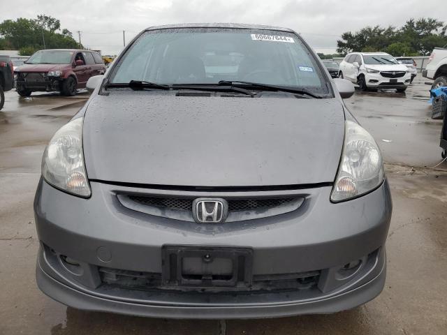 JHMGD386X8S050206 - 2008 HONDA FIT SPORT SILVER photo 5