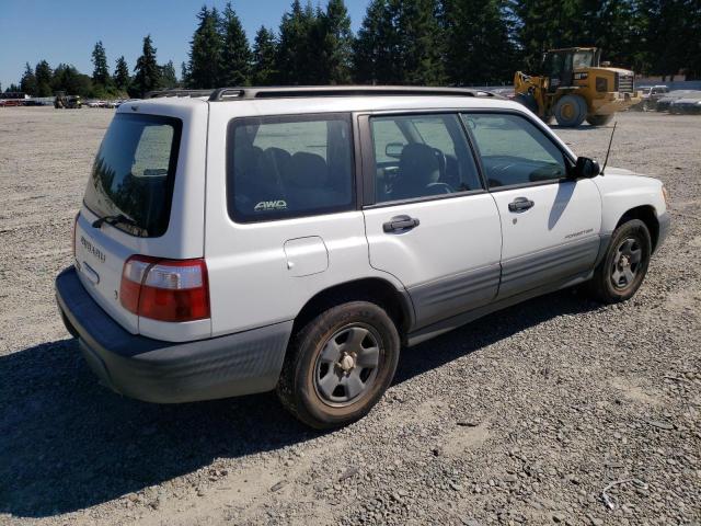 JF1SF63562H712900 - 2002 SUBARU FORESTER L WHITE photo 3