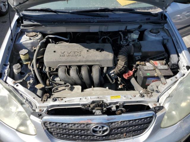 JTDBR32E370107725 - 2007 TOYOTA COROLLA CE SILVER photo 11