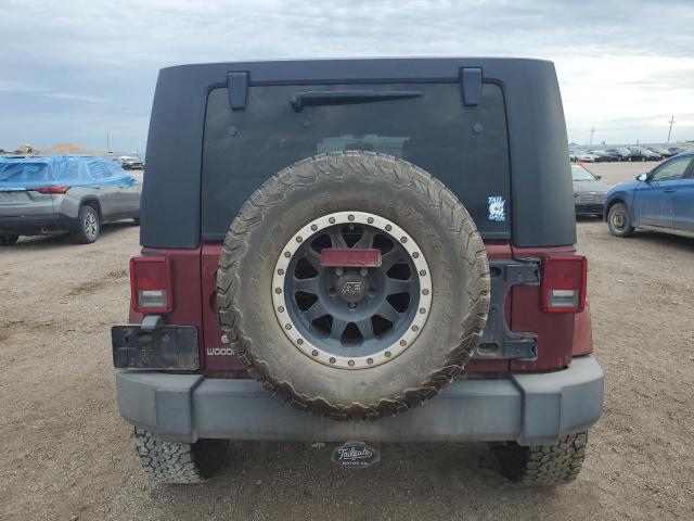 1J4GA59197L114635 - 2007 JEEP WRANGLER SAHARA BURGUNDY photo 6