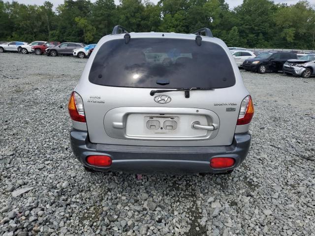 KM8SC13E33U516505 - 2003 HYUNDAI SANTA FE GLS SILVER photo 6