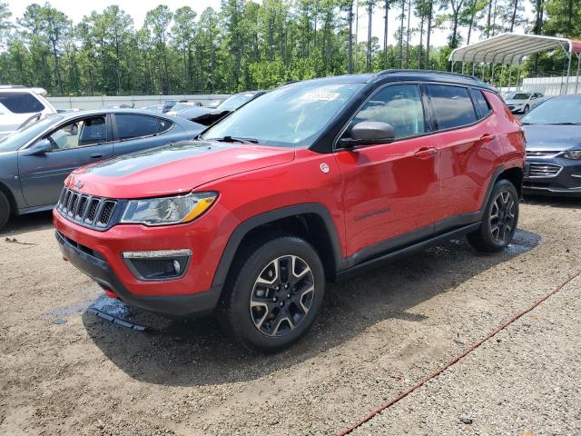 3C4NJDDB4KT659713 - 2019 JEEP COMPASS TRAILHAWK RED photo 1