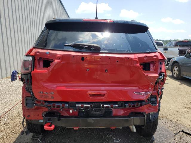 3C4NJDDB4KT659713 - 2019 JEEP COMPASS TRAILHAWK RED photo 6