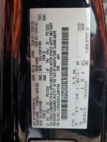 5LMCJ3D90GUJ28156 - 2016 LINCOLN MKC RESERVE Siyah fotoğraf 13