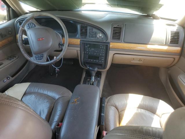 1LNFM97V6WY643186 - 1998 LINCOLN CONTINENTA GOLD photo 8