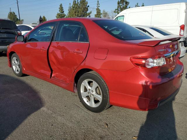 5YFBU4EE9CP068073 - 2012 TOYOTA COROLLA BASE RED photo 2