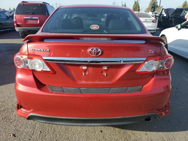 5YFBU4EE9CP068073 - 2012 TOYOTA COROLLA BASE RED photo 6