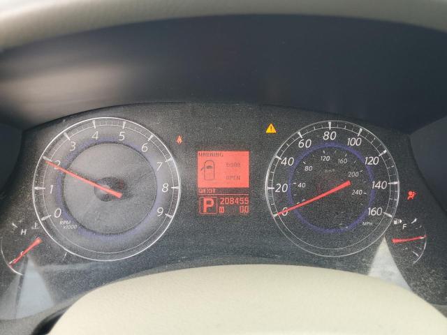 JNKAJ09EX8M301412 - 2008 INFINITI EX35 BASE Մոխրագույն լուսանկար 9