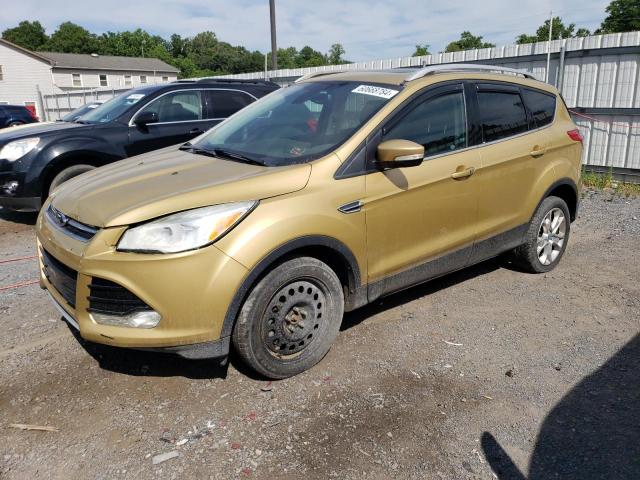 1FMCU9J91EUD53698 - 2014 FORD ESCAPE TITANIUM GOLD photo 1