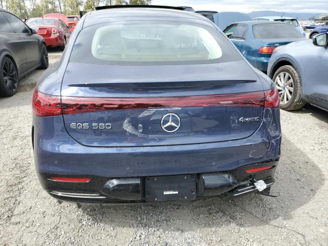 W1KCG4EBXPA023788 - 2023 MERCEDES-BENZ EQS SEDAN 580 4MATIC BLUE photo 6