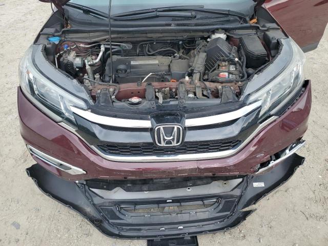 2HKRM4H79FH632382 - 2015 HONDA CR-V EXL BURGUNDY photo 12