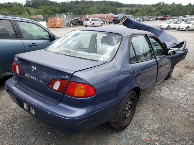 2T1BR12E9XC158608 - 1999 TOYOTA COROLLA VE BLUE photo 4