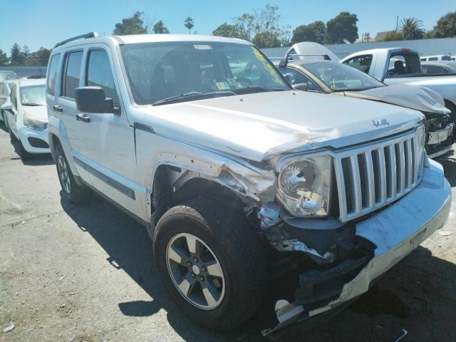 1J8GP28K98W134762 - 2008 JEEP LIBERTY SPORT SILVER photo 4