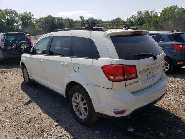 3C4PDDBG8ET230609 - 2014 DODGE JOURNEY SXT WHITE photo 2