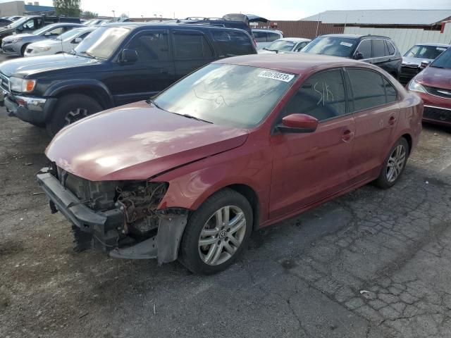 3VW2B7AJ9JM246446 - 2018 VOLKSWAGEN JETTA S MAROON photo 1