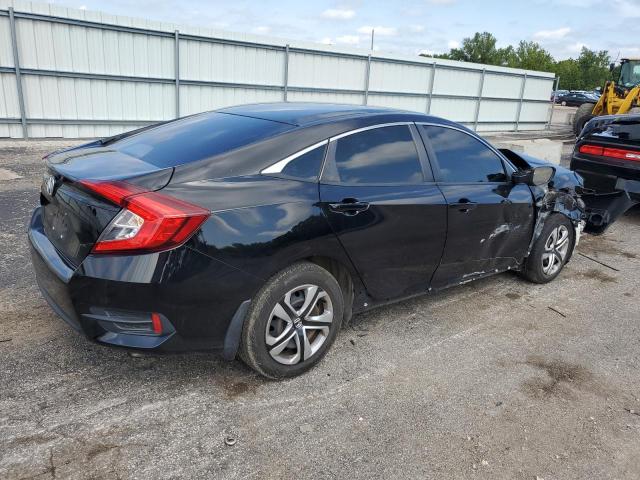 2HGFC2F59JH595364 - 2018 HONDA CIVIC LX BLACK photo 3