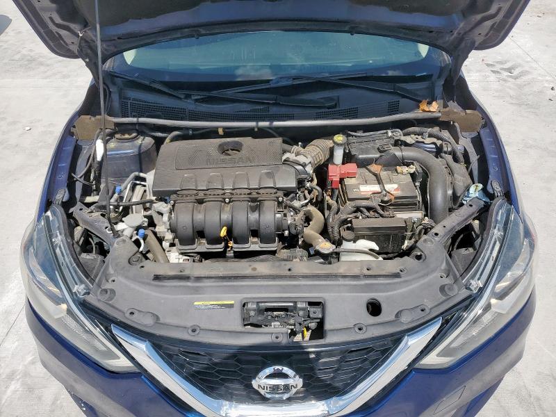 3N1AB7AP3KY205505 - 2019 NISSAN SENTRA S BLUE photo 11