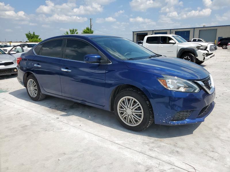 3N1AB7AP3KY205505 - 2019 NISSAN SENTRA S BLUE photo 4