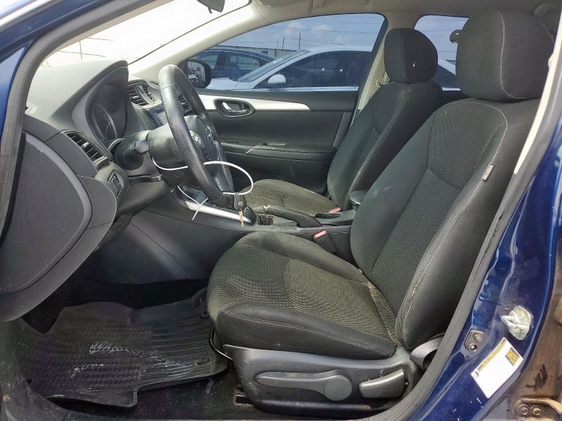 3N1AB7AP3KY205505 - 2019 NISSAN SENTRA S BLUE photo 7