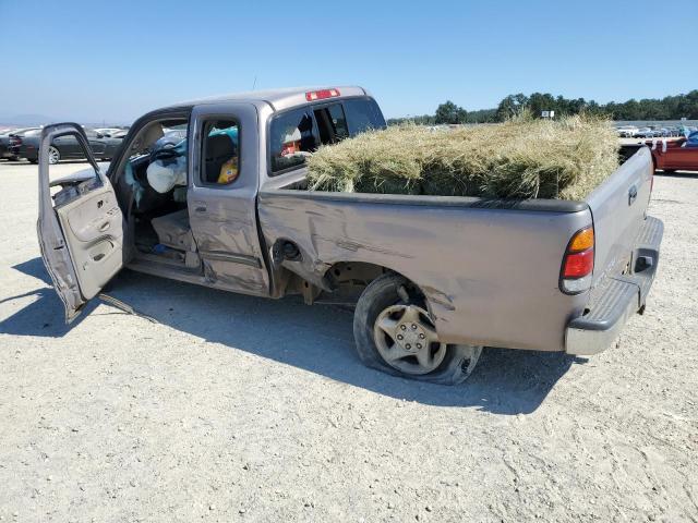 5TBRT3411YS119583 - 2000 TOYOTA TUNDRA ACCESS CAB TAN photo 2