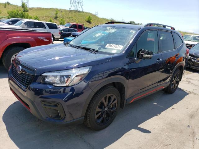 JF2SKAMC5LH428781 - 2020 SUBARU FORESTER SPORT BLUE photo 1