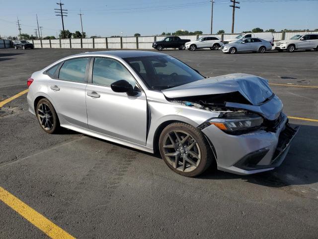 2HGFE2F57NH566185 - 2022 HONDA CIVIC SPORT ვერცხლისფერი ფოტო 4