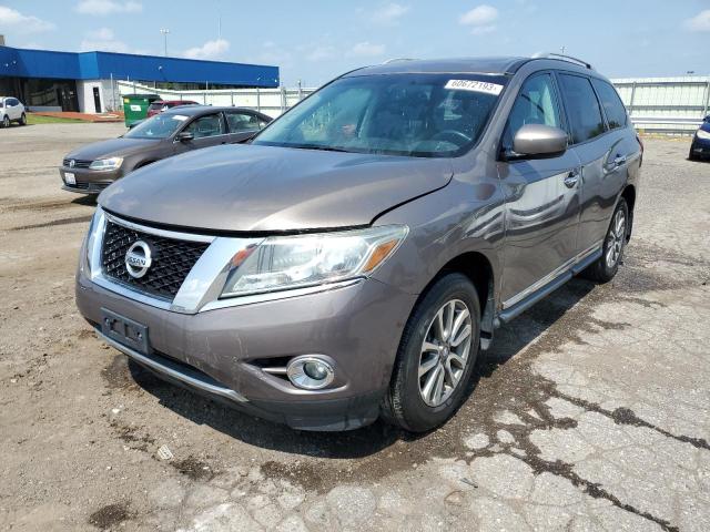 5N1AR2MM2DC675626 - 2013 NISSAN PATHFINDER S GRAY photo 1