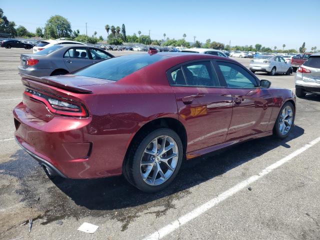 2C3CDXHG2MH575010 - 2021 DODGE CHARGER GT BURGUNDY photo 3