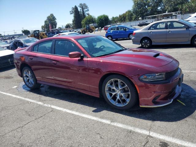 2C3CDXHG2MH575010 - 2021 DODGE CHARGER GT BURGUNDY photo 4