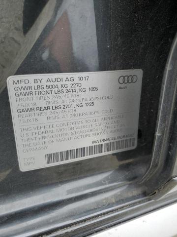 WA18NAF45JA084682 - 2018 AUDI A4 ALLROAD PREMIUM PLUS GRAY photo 12