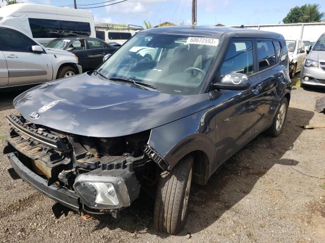 KNDJ23AU2M7755567 - 2021 KIA SOUL LX GRAY photo 1