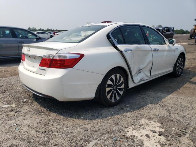 1HGCR6F58EA009833 - 2014 HONDA ACCORD HYBRID EXL WHITE photo 3