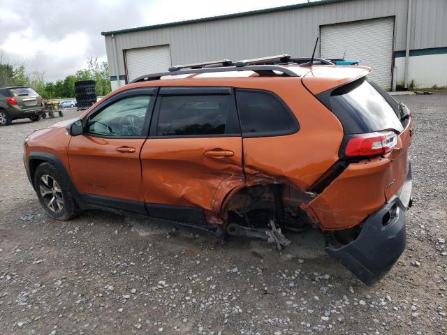 1C4PJMBS6GW299731 - 2016 JEEP CHEROKEE TRAILHAWK 橙色 照片 2