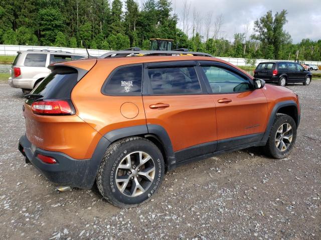 1C4PJMBS6GW299731 - 2016 JEEP CHEROKEE TRAILHAWK 橙色 照片 3