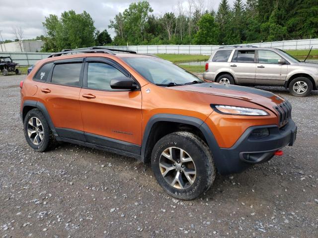 1C4PJMBS6GW299731 - 2016 JEEP CHEROKEE TRAILHAWK 橙色 照片 4