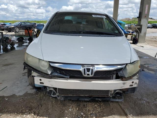 2HGFA16559H369656 - 2009 HONDA CIVIC LX WHITE photo 5